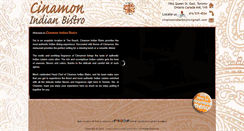 Desktop Screenshot of cinamonindianbistro.com